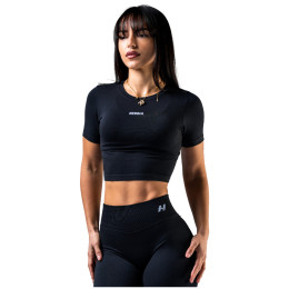 Top de mujer Nebbia Seamless Short-Sleeve Top Power negro BLACK