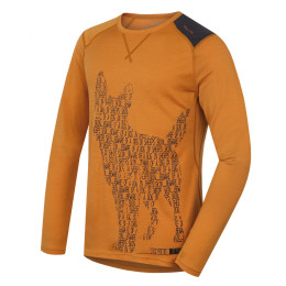 Camiseta funcional de hombre Husky Merino 100 dl. rukáv Dog