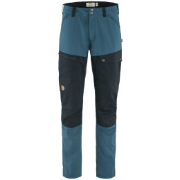 Pantalones de hombre Fjällräven Abisko Midsummer Trs M Reg azul Indigo Blue-Dark Navy