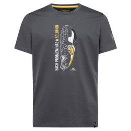 Camiseta de hombre La Sportiva Solution T-Shirt M gris Carbon/Yellow