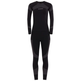 Ropa interior térmica para mujer Fundango Seamless Baselayer Set negro black