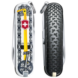 Navaja Victorinox Classic LE Bike Ride negro/amarillo BikeRide