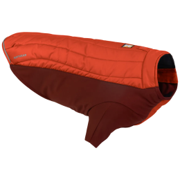 Ropa perro Ruffwear Powder Hound Jacket naranja Persimmon Orange
