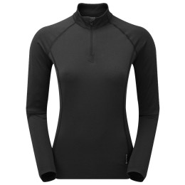 Sudadera funcional de mujer Montane Fem Dart Thermo Zip Neck negro Black