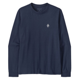 Camiseta de hombre Patagonia M's L/S MW Hut Tripper Skyline T-Shirt azul New Navy
