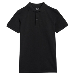 Camiseta para niños 4F Polo Shirt M614 negro DEEP BLACK