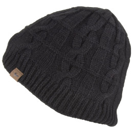 Gorro impermeable SealSkinz WP Cold Weather Cable Knit Beanie negro Black