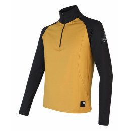 Sudadera de hombre Sensor Coolmax Thermo zip negro/amarillo Mustard/Black