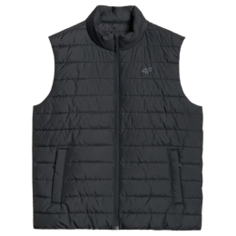Chaleco de hombre 4F Vest Jacket M224 negro DEEP BLACK
