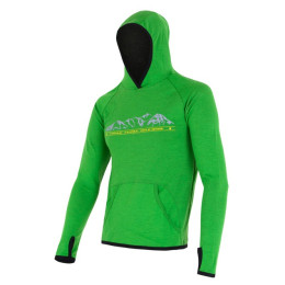Sudadera de hombre Sensor Merino Upper Hory verde Green
