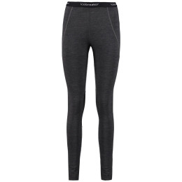 Calzoncillos funcionales de mujer Icebreaker 260 Zone Leggings gris/negro jet heather/black