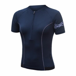 Maillot de ciclismo para mujer Sensor Coolmax Entry azul Deep Blue