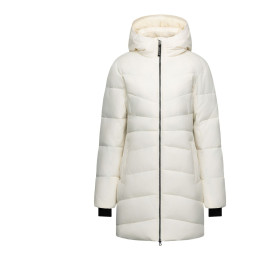 Chaqueta de esquí para mujer Dare 2b Glacier Long Jacket beige Egret