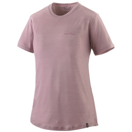 Camiseta de mujer Patagonia Women's Capilene Cool Merino Blend Graphic Shirt rosa Multi-Pitch: Quiet Violet