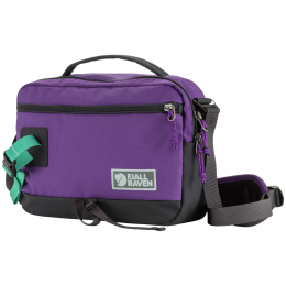 Bolsa de hombro Fjällräven Vardag Shoulder Bag 6 violeta/negro Violette-Coal Black