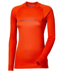 Camiseta funcional de mujer Progress DF NDRZ PRINT naranja TmMeruy/Cinnamon