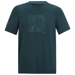 Camiseta de hombre Regatta Fingal Stretch azul oscuro Night Sky