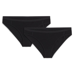 Bragas de mujer Icebreaker Women Merino 150 Siren Bikini 2 Pack negro Black