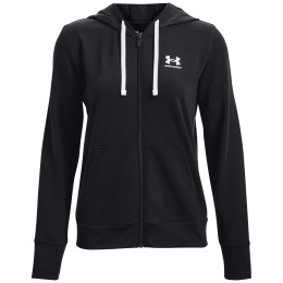 Sudadera de mujer Under Armour Rival Terry FZ Hoodie negro Black / / White