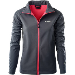 Chaqueta de mujer Hi-Tec Lady Lucari gris oscuro MoonGrey/BrightPink