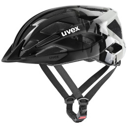 Casco de ciclismo para niños Uvex Air Wing 2 negro/gris warm grey-black