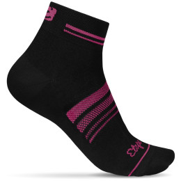 Calcetines de mujer Etape Kiss negro/rosa Black/Pink