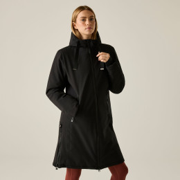 Abrigo de mujer Regatta Hazel negro Black
