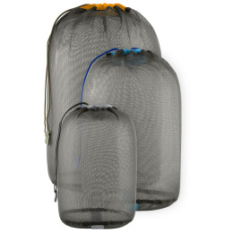 Funda Sea to Summit Mesh Stuff Sack Set 5, 8, 13L negro Beluga (High Rise, Blue Atoll, Zinnia)