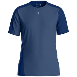 Camiseta funcional de hombre Ortovox 120 Cool Tec Fast Upward Ts M azul oscuro Blue Nunatak