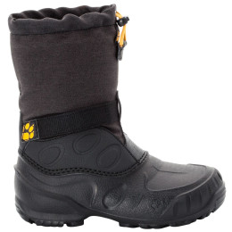 Botas de nieve para niños Jack Wolfskin Iceland High K negro Black/BurlyYellowXt