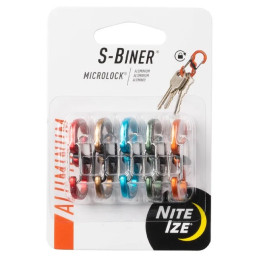Mosquetón auxiliar Nite Ize S-Biner Microlock hliník