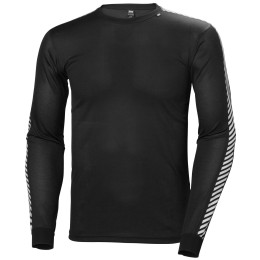 Camiseta funcional de hombre Helly Hansen HH Lifa Stripe Crew negro Black
