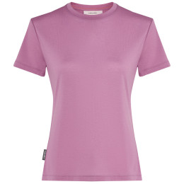 Camiseta funcional de mujer Icebreaker W Mer Core SS Tee rosa Deco