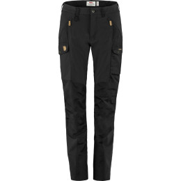 Pantalones de mujer Fjällräven Nikka Trousers Curved W negro Black