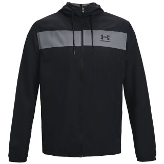 Cortavientos de hombre Under Armour Sportstyle Windbreaker negro/gris Black//Black