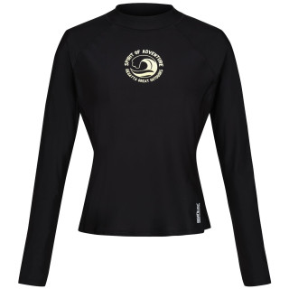 Camiseta de mujer Regatta Wmn L/S Rash Vest negro Black