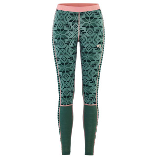 Mallas de mujer Kari Traa Else Pant rosa/verde Murk