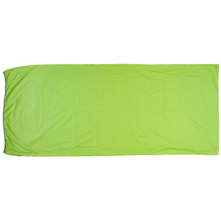 Forro para saco de dormir Warmpeace Polycotton Rectangular verde claro AppleGreen