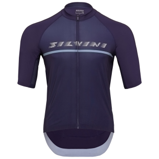 Maillot de ciclismo de hombre Silvini Mazzano azul oscuro navy-cream