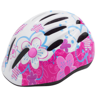 Casco para niños Etape Rebel blanco/rosa White / pink-flowers