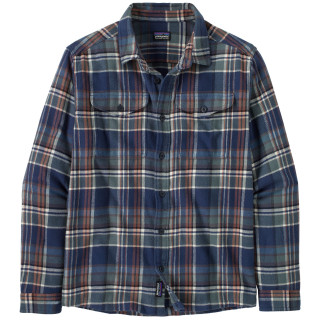 Camisa de hombre Patagonia M's Fjord Flannel Shirt azul Adventurer: New Navy