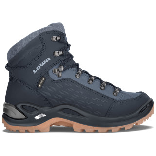 Calzado de senderismo para mujer Lowa Renegade Warm Gtx Mid Ws azul navy/iceblue