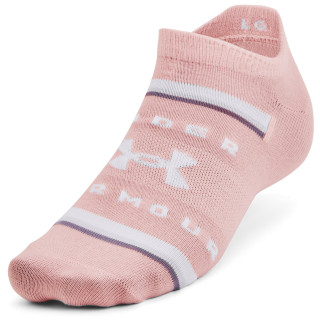 Calcetines de mujer Under Armour Essential No Show 6pk rosa Retro Pink / White / White