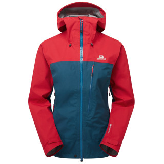 Chaqueta de mujer Mountain Equipment Makalu Wmns Jacket rojo/azul Majolica/Capsicum