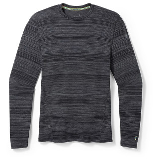 Camiseta funcional de hombre Smartwool M Classic Thermal Merino Base Layer Crew Boxed negro Black Color Shift