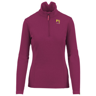 Sudadera de mujer Karpos Pizzocco W Half Zip violeta Raspberry R.