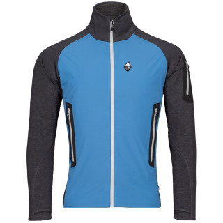 Chaqueta de hombre High Point Merino Alpha negro/azul Swedish Blue / Antracit