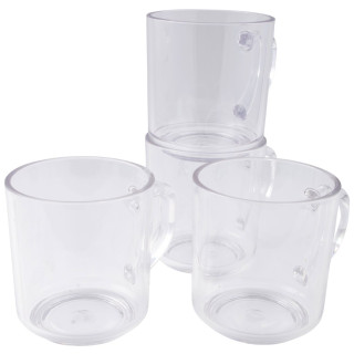 Juego de tazas Bo-Camp Mug 330 ml 4 ks blanco