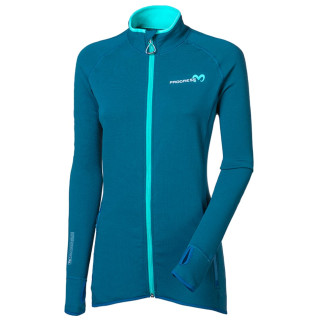 Sudadera funcional de mujer Progress Tispa Merino azul petrol