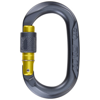 Mosquetón Climbing Technology OVX SG negro/amarillo anthracite/mustard